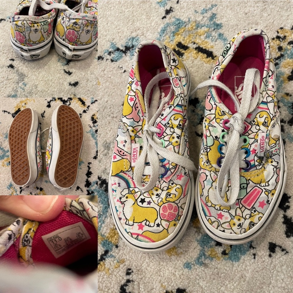 Vans Corgi Unicorns size 11